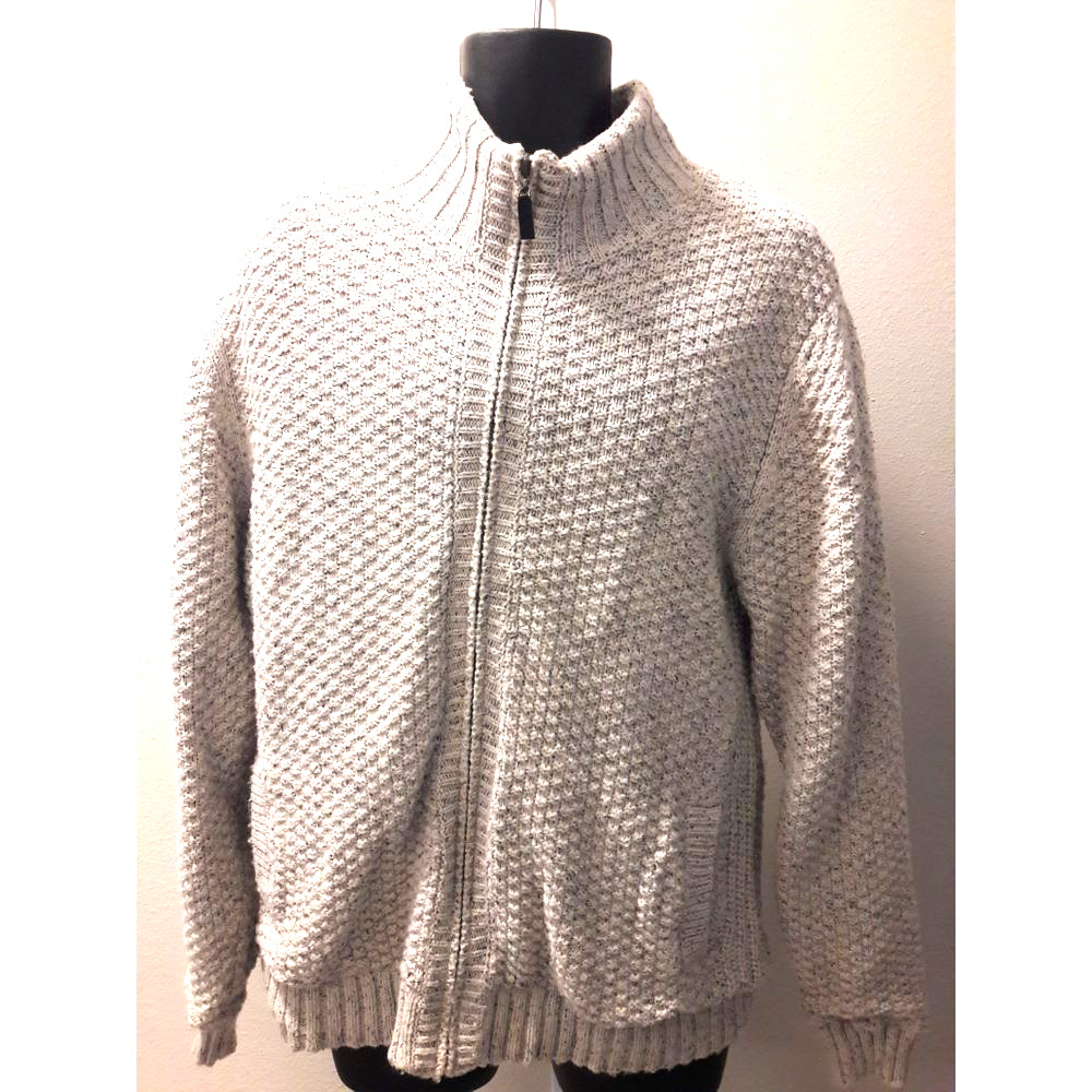 Carbon 2 Cobalt Men's Heavy Sweater Jacket SZ L